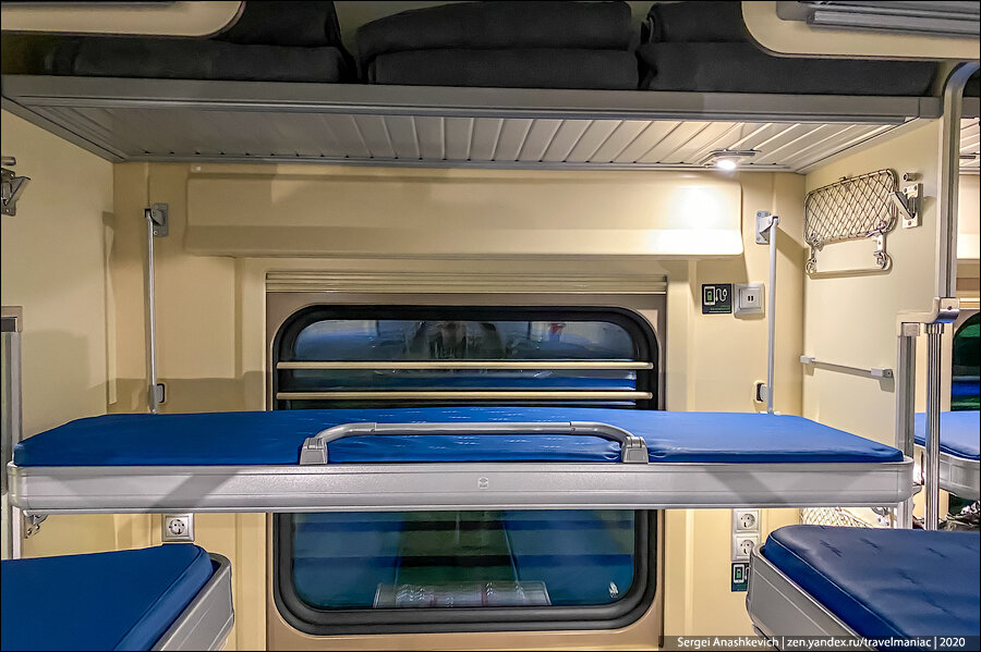 Верхние места в поезде плацкарт фото