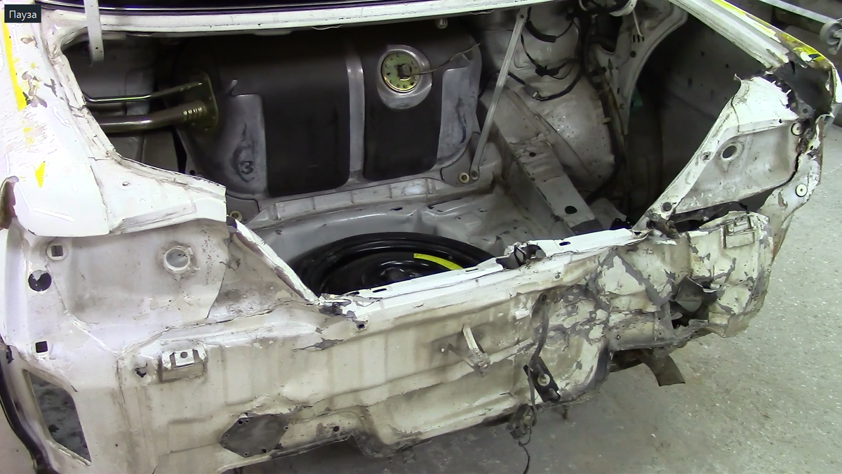 Задняя часть после "умелых мастеров".