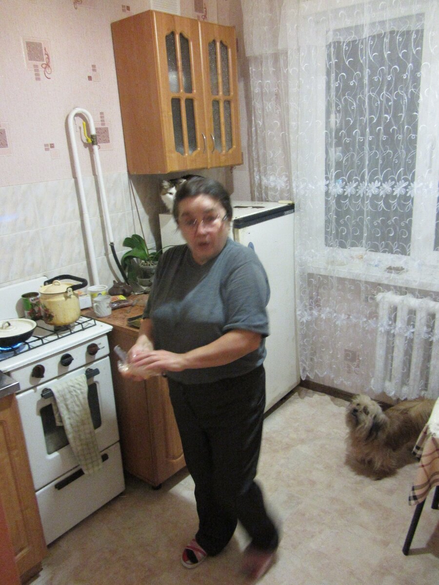 Муська, Чапа и я - типичный  хозяйственный сюжет