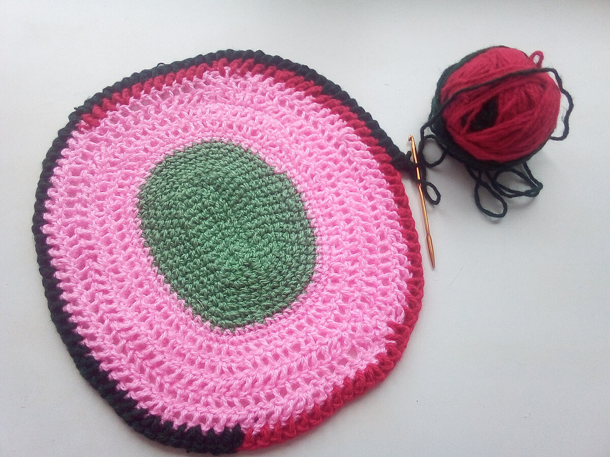 связать круг на стул