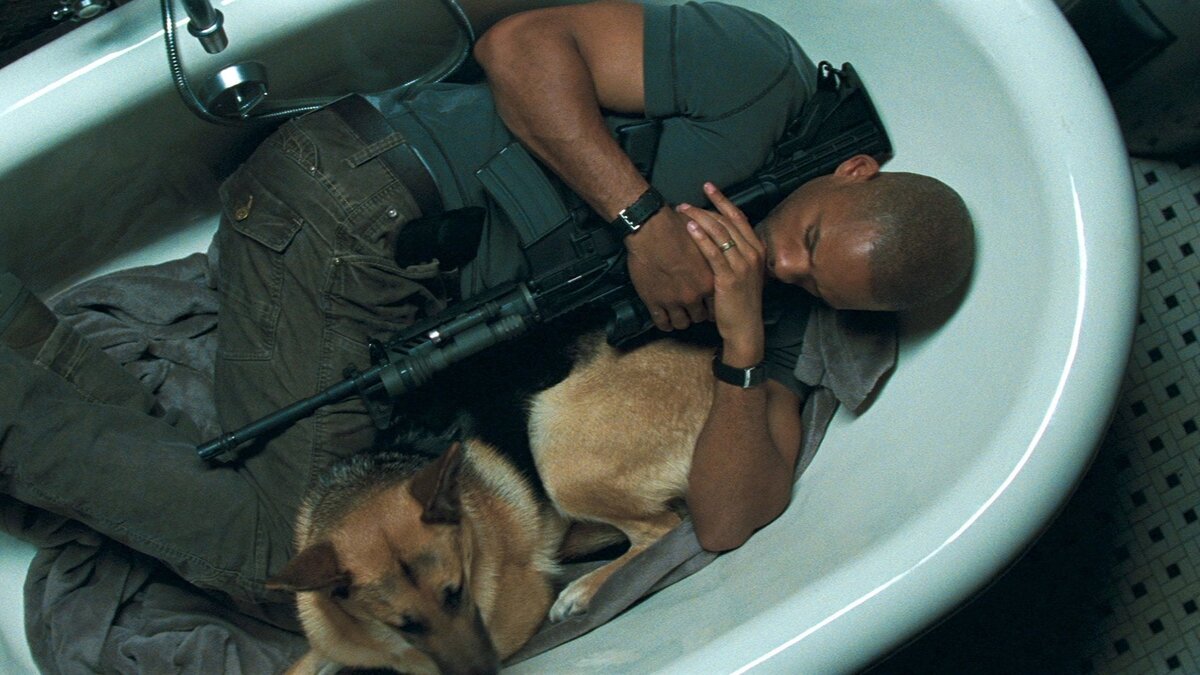 Кадр из фильма "Я - легенда"