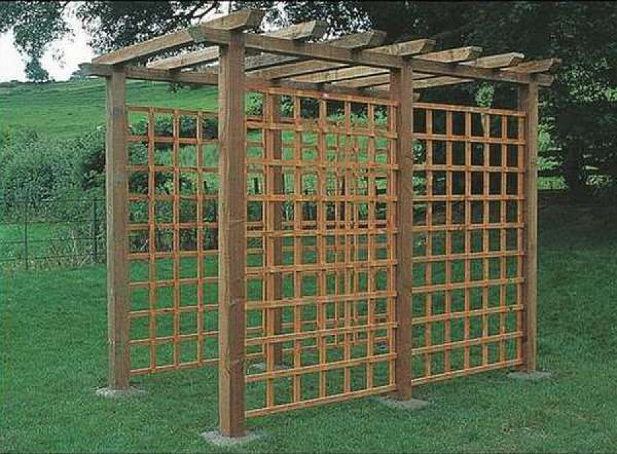 как сделать перголу     