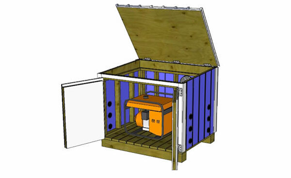 Домик для генератора на даче своими руками (77 фото)