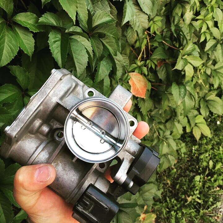 ✔Фото модифицированного мной дроссельного узла