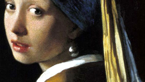 "Девушка с жемчужной сережкой". Деталь