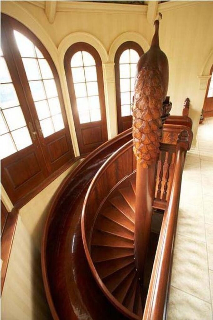 Необычные деревянные лестницы