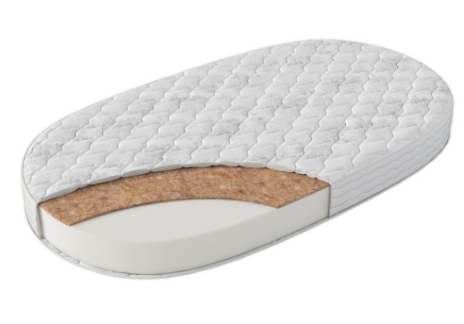 Беспружинный двусторонний матрас Farfello «Oval Lux»