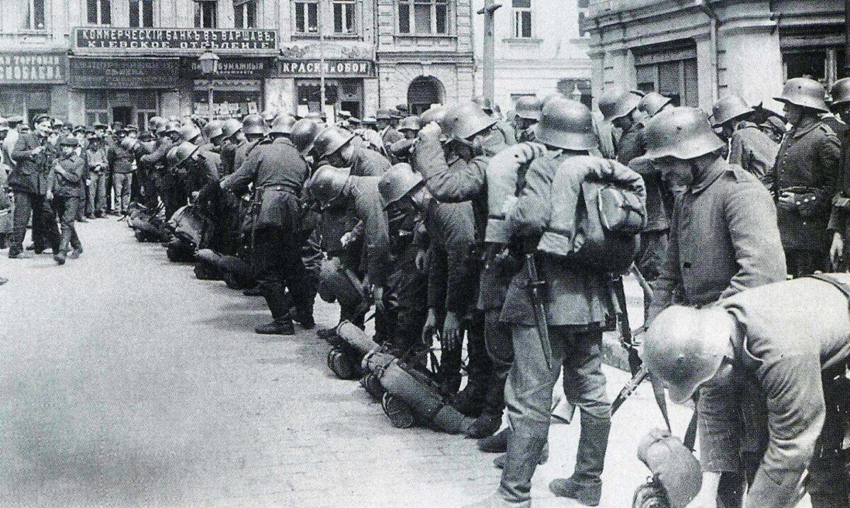 Немцы в Киеве, 1918 год.