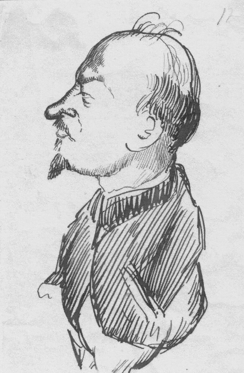 Шарж на Бухарина