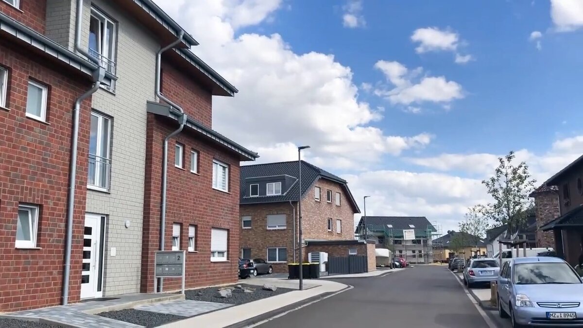 Дом в Германии, в котором находится квартира. 