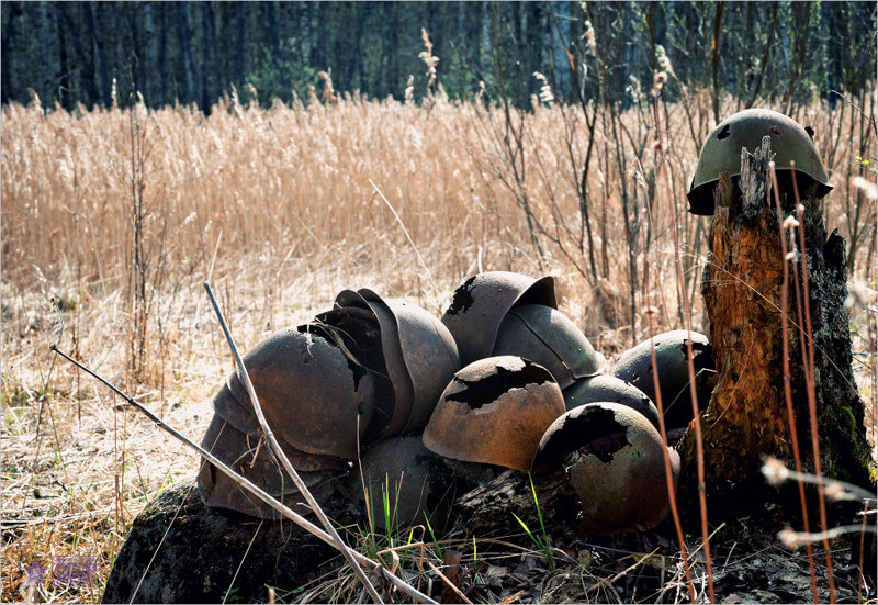 Это самый страшный лес в России, в нем тревожно находиться даже днем. По неофициальным данным, здесь погибли около 10 тысяч человек в ходе Любанской наступательной операции 1942 года.