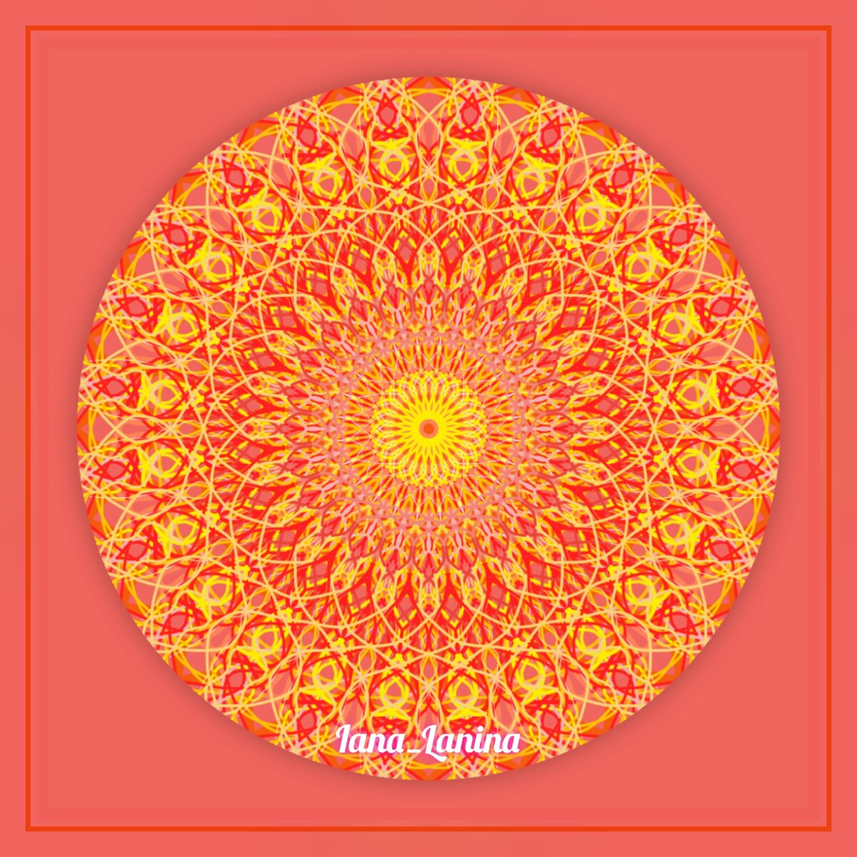 Мандала "Мотивация" Автор: Яна Ланина ©