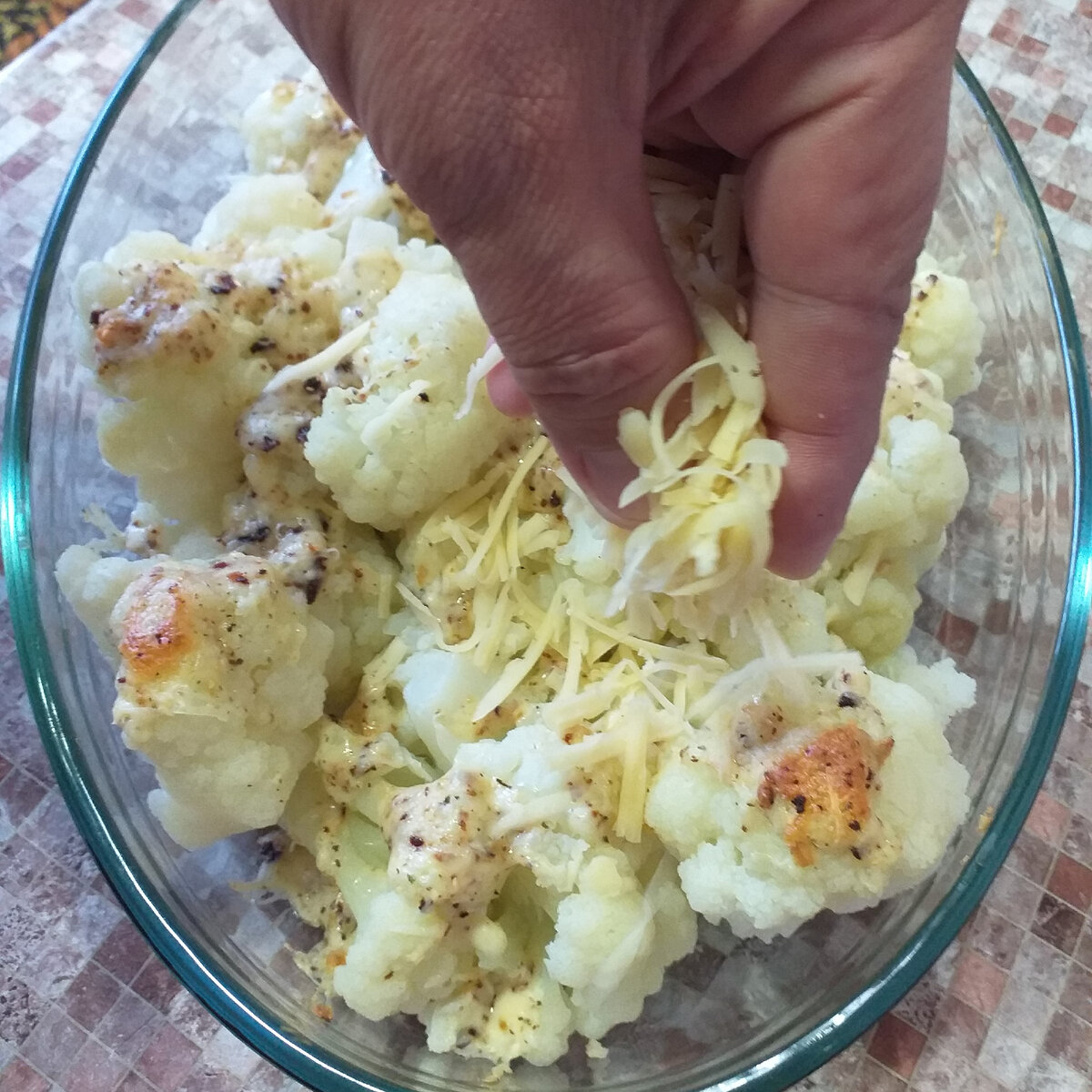 рецепт цветной капусты в духовке со сметаной и сыром в духовке рецепт с фото пошагово | Дзен