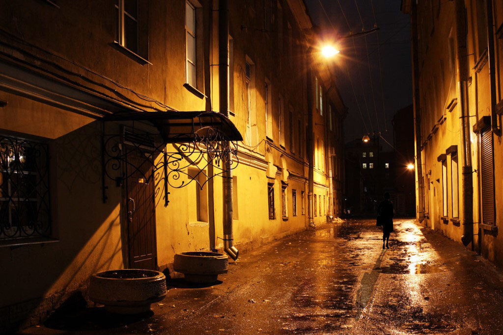 Ночные дворы москвы