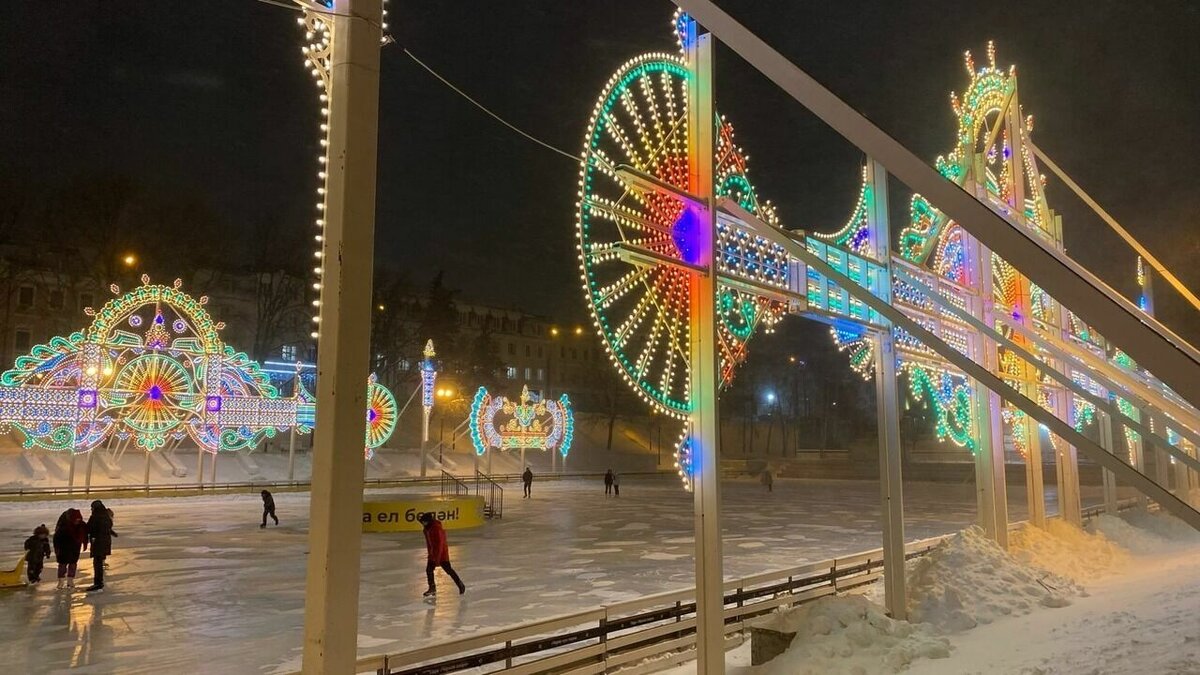 парки в казани зимой