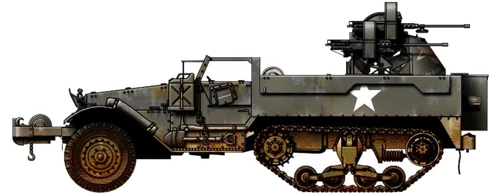 Multiple Gun Motor Carriage M17.