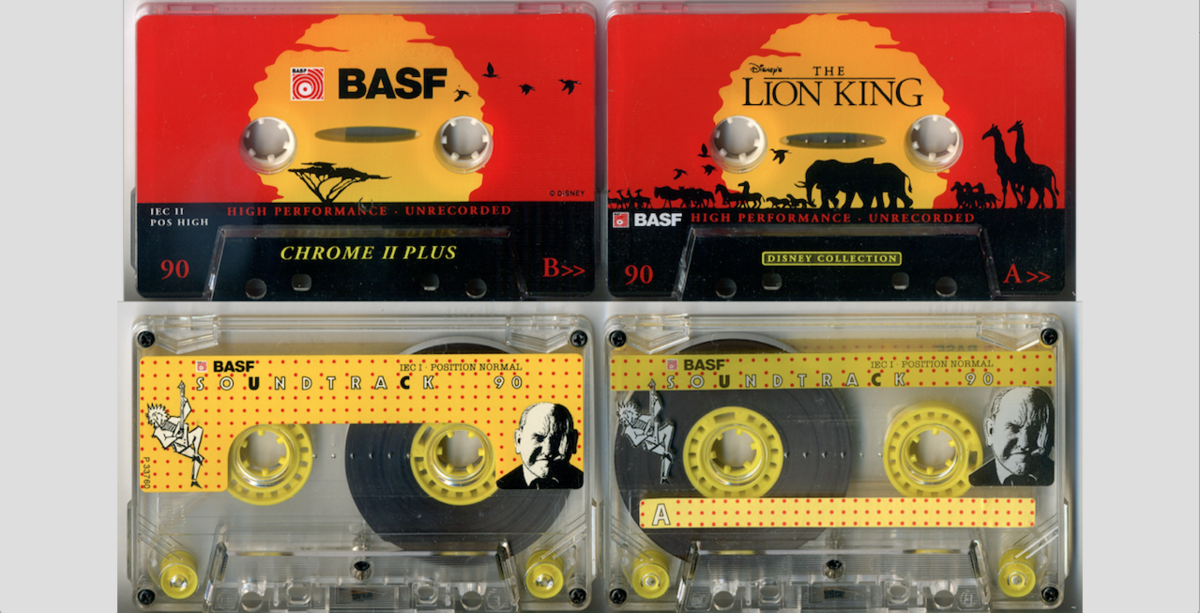 Кассеты BASF, Германия, 1990-е гг.