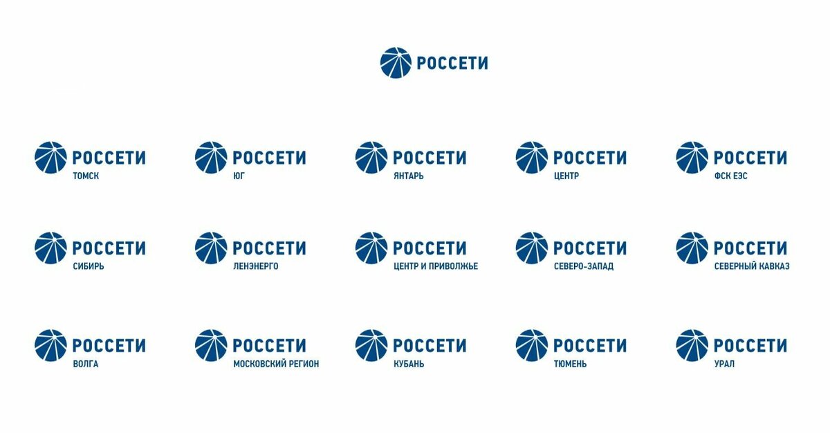 ПАО Россети. Филиалы.