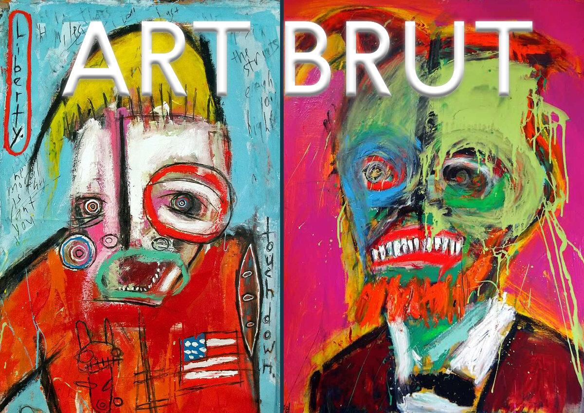 Картины в стиле "Ар-брют"