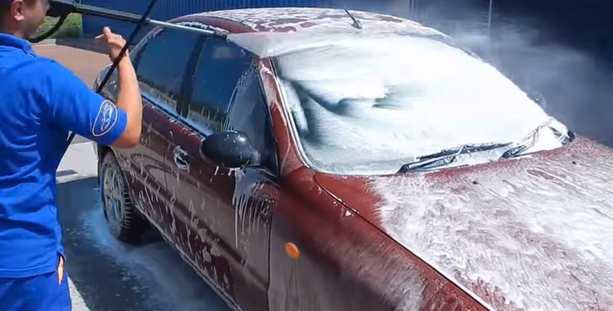 Бесконтактная мойка самообслуживания