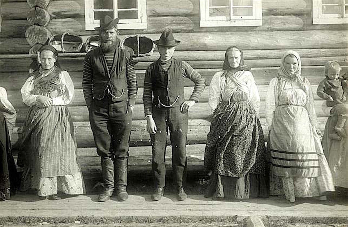 Поморская семья 19 века