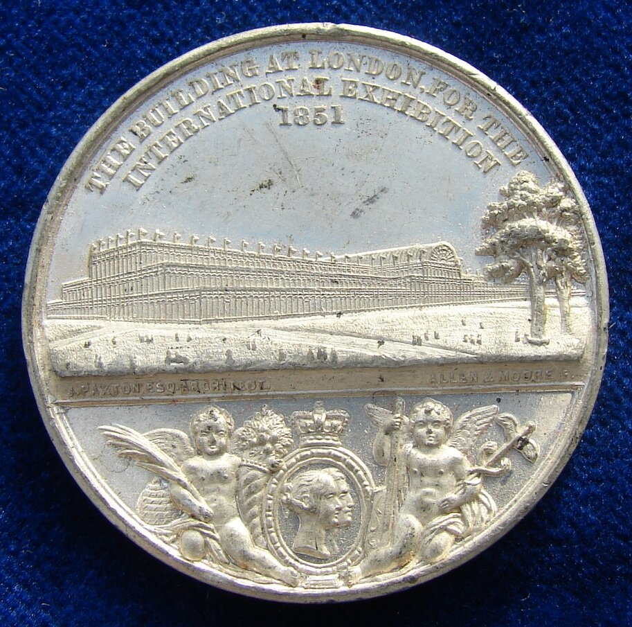 Медаль первой выставки 1851 года. Фото из открытых источников.