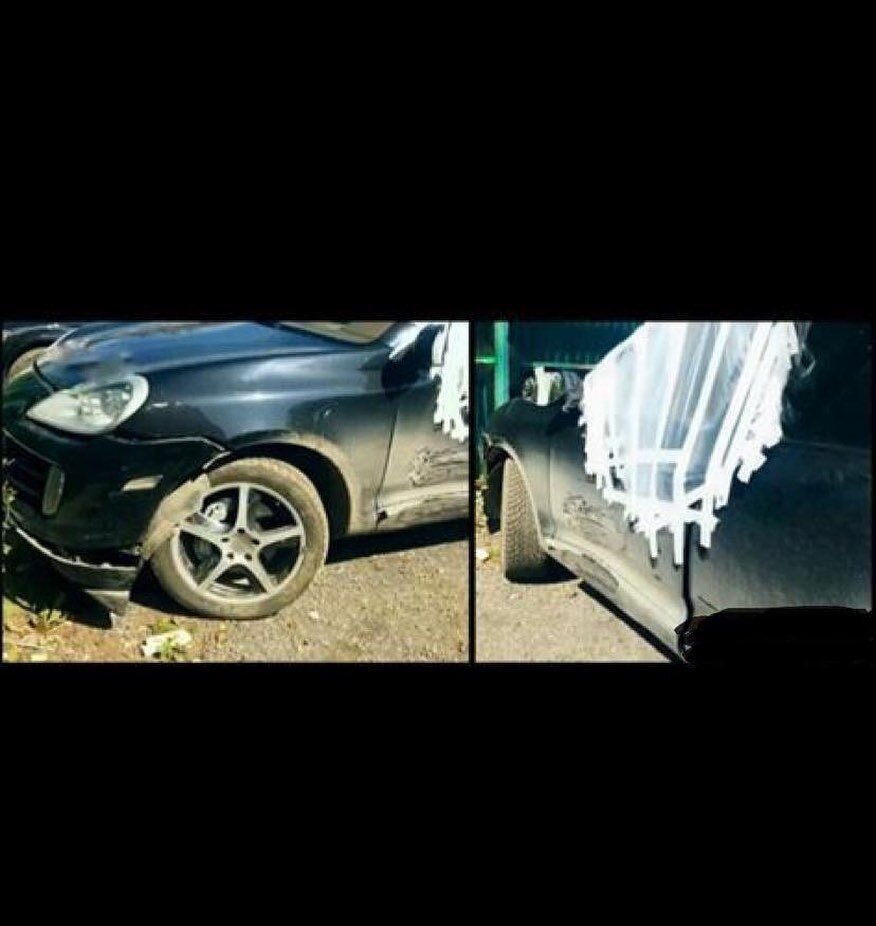 Диана показала разбитый Алёной автомобиль
​Фото: «Инстаграм»