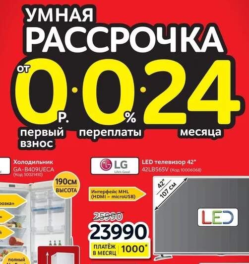 Вот так обычно выглядят все стены и витрины в магазинах техники