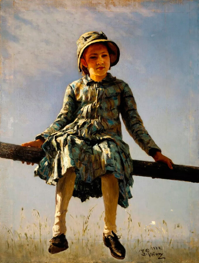 Илья Репин. Стрекоза, 1884