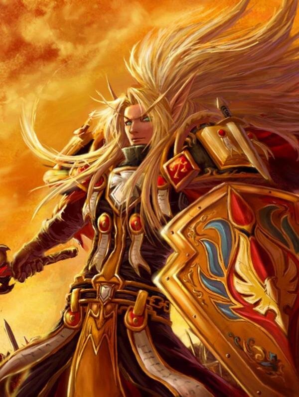 Эльф Паладин. Картинка https://wallpapercave.com/wp/wp2717659.jpg