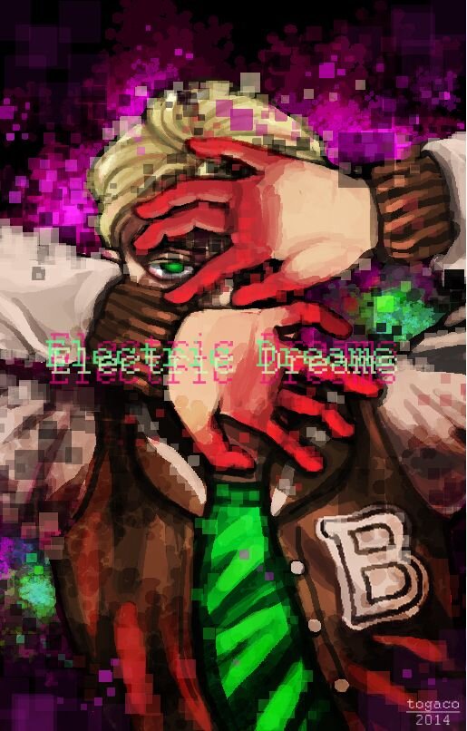 Арт позаимствован у художника https://www.deviantart.com/togaco/art/Electric-Dreams-471213377. Пожалуйста, посмотрите его работы, он классный.