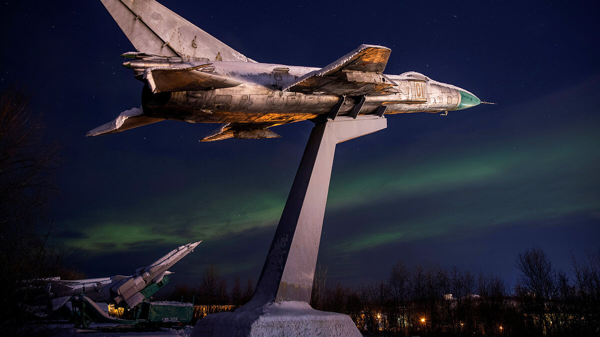 Северное сияние в Мурманске, 2019. (c) Reuters