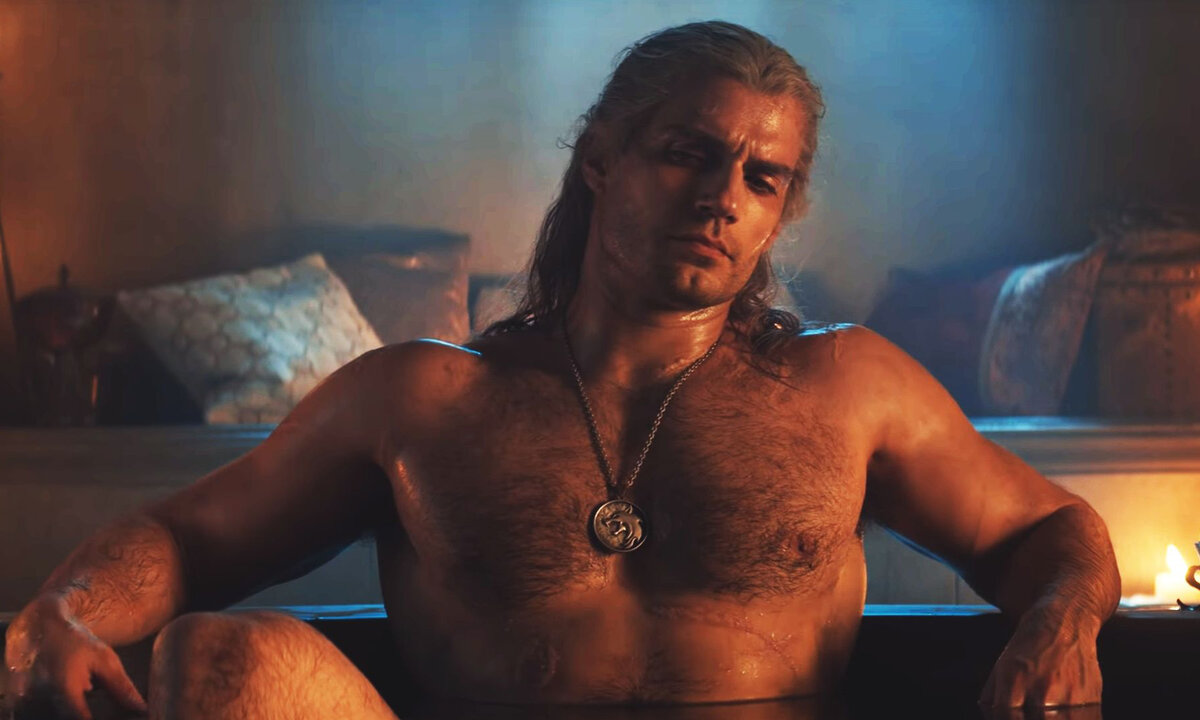 Сцена в ванне с Геральтом