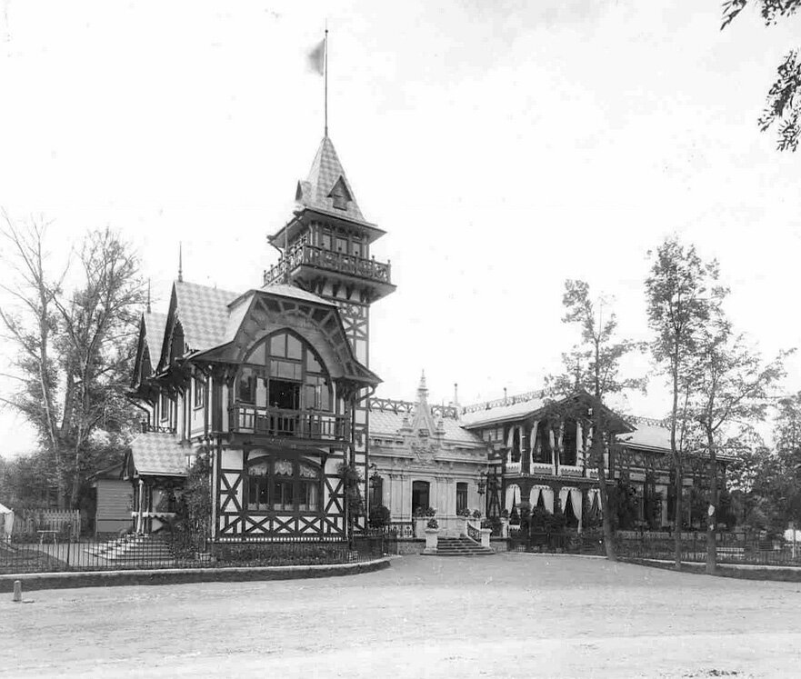 Так особняк выглядел в 1914 году.