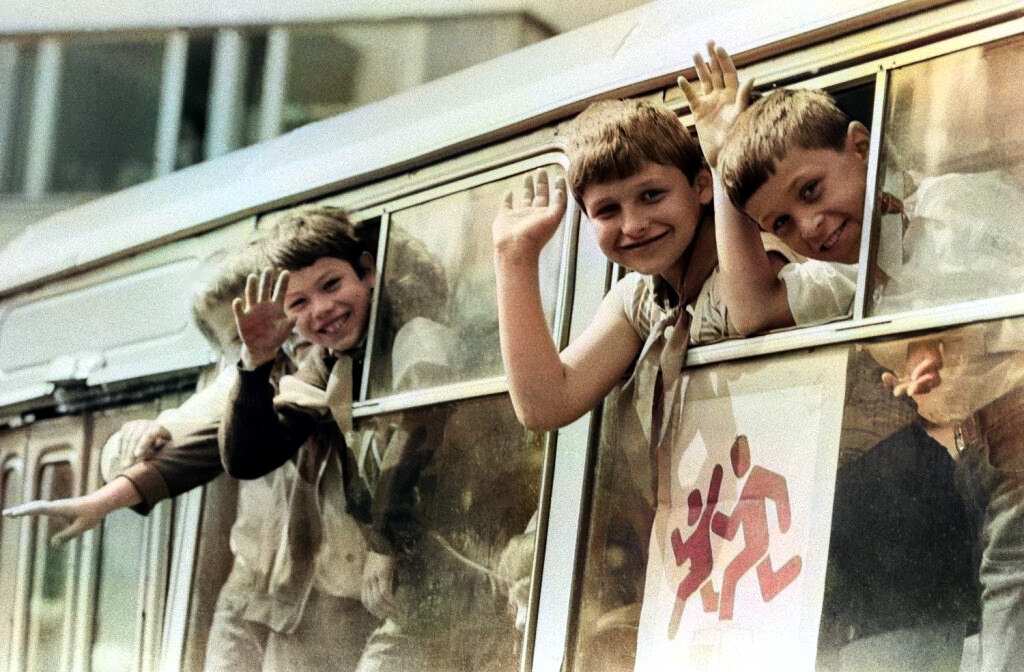 В конце 4-го класса мы поехали на природу