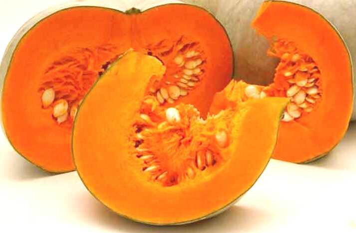 Тыква с твердой  яркой мякотью