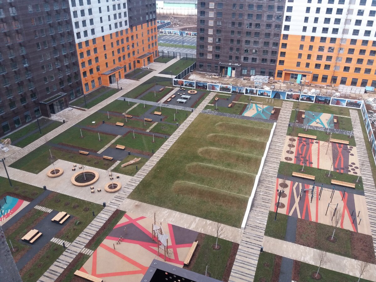 вид из окна новостройки