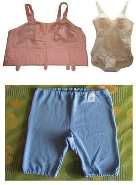 Верхнее фото - грация и комбинация; нижнее фото - те самые штанишки с начесом. Источник фото: Яндекс.Картинки