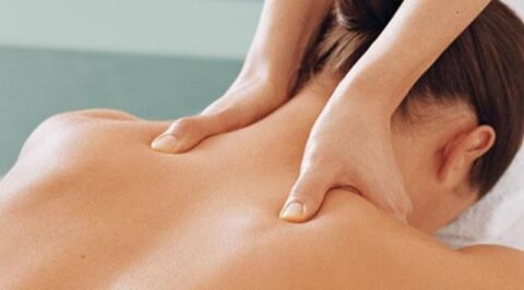 Массаж шейного отдела