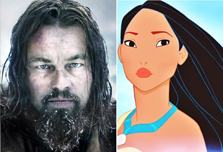 охотник Хью Гласс и индейская принцесса Матоака