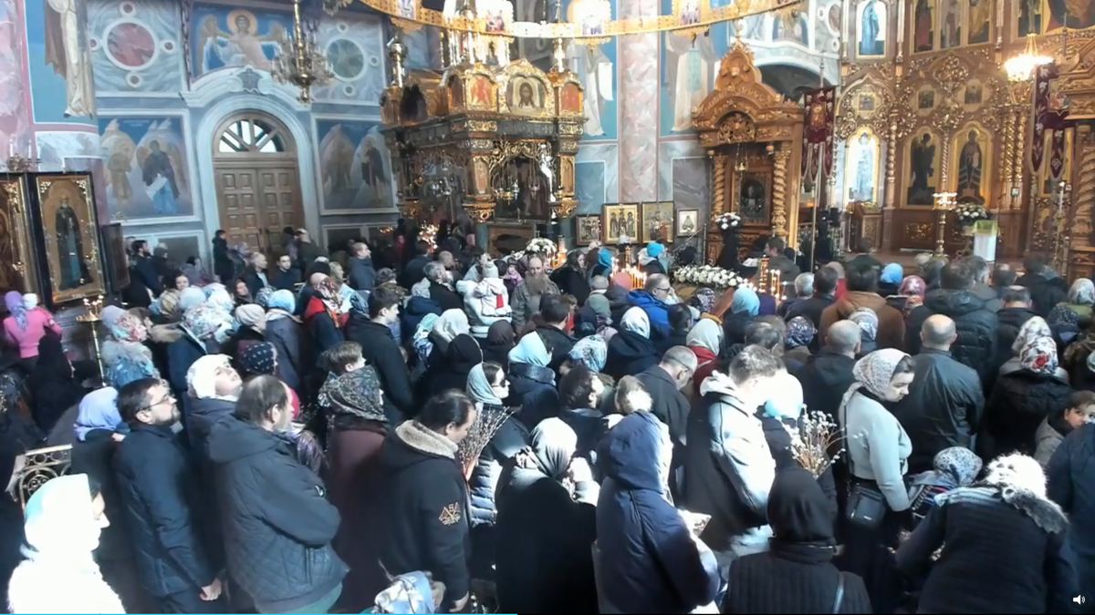 Вербное воскресенье в Дивеево (Нижегородская область)