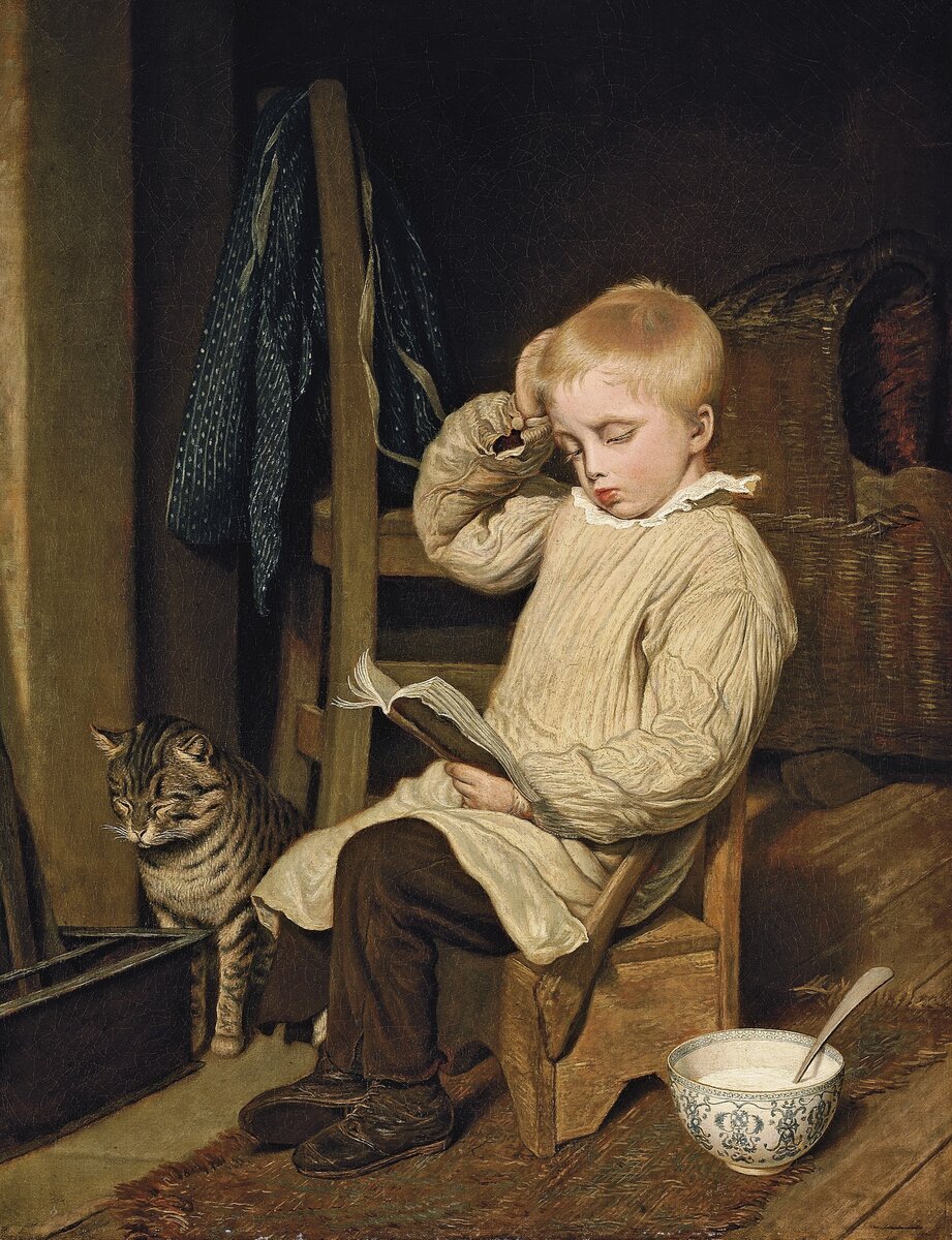 Жак-Лоран Агас. Трудное слово. Между 1810 и 1821 годами. Холст, масло. 61 х 50,8 см. Частная коллекция