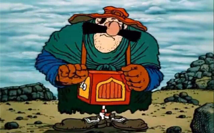 Где пени, где шиллинг А где-нибудь фунт ?
(Большие деньги...)
Стал Бобби мошенник,
Мошенник и плут,-
(Почему мошенник и плут?)
Скопил целый пуд.
(А-а-а, молодец...)