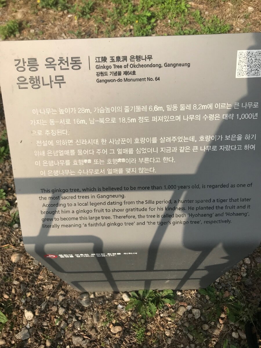 В Корее много мест с такими «табличками» с легендами.