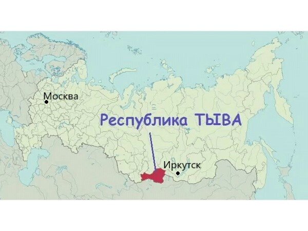 Республика тыва кызыл карта