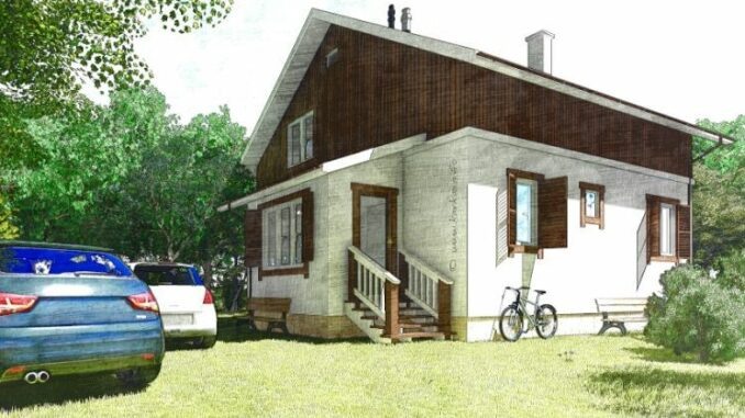 каркасный дом