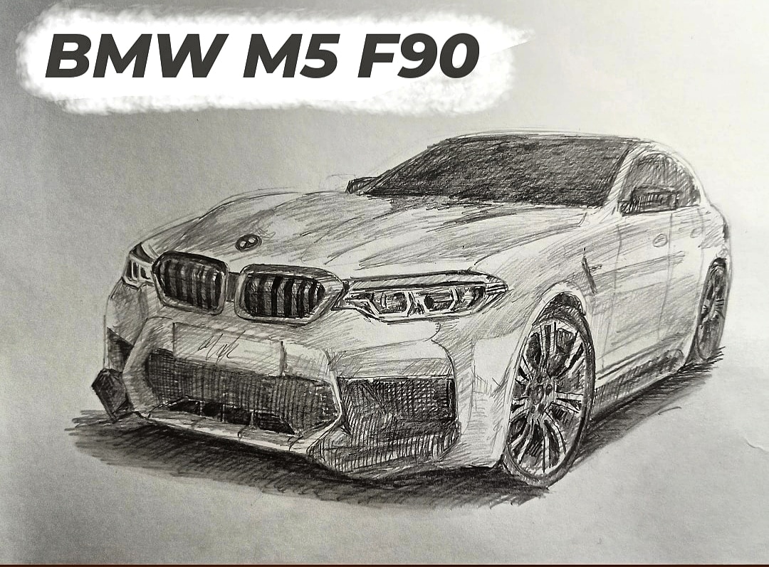 Bmw m5 f90 рисунок