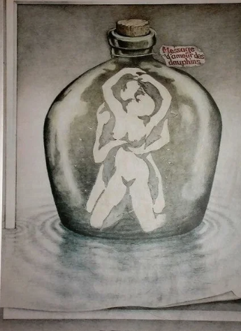 Что вы видите на фото? Большинство взрослых людей увидят двух любовников, а дети — 9 дельфинов