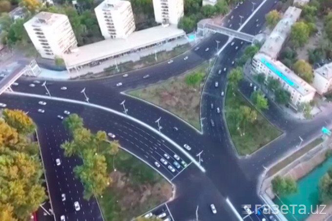 Так выглядит  площадь с высоты птичьего полета сегодня.