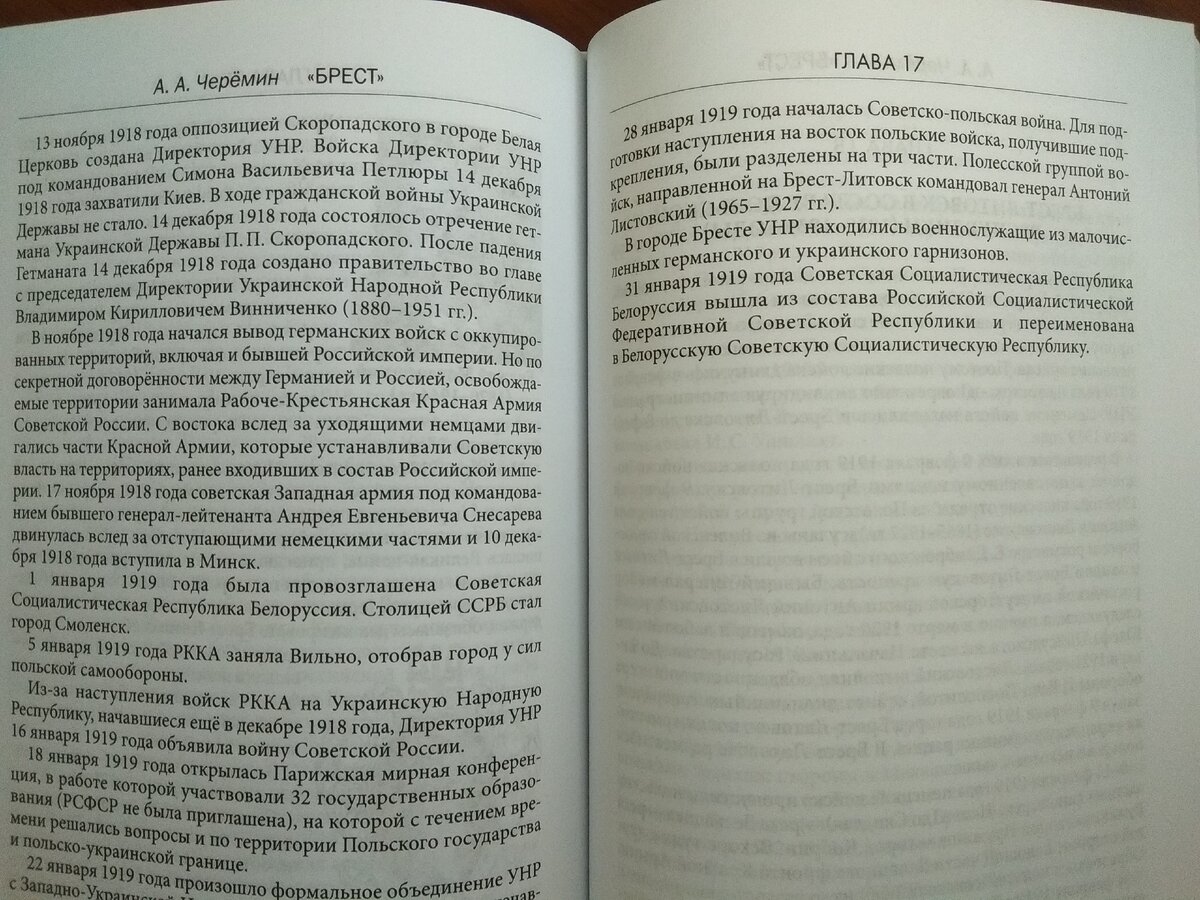 Страницы из книги "Брест. История приграничного города (10-21 века)", автор историк, писатель, профессор Черёмин Александр Александрович. 